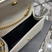 YSL Kate Cream Gold Hardware Bag Size 20 x 13.5 x 5.5 cm - 3
