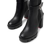 Christian Louboutin 100mm Black Leather Ankle Boots - 2