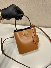 Prada Panier Saffiano Bag 1BA373 Brown Size 15 x 16 x 9.5 cm - 4