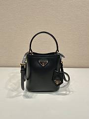 Prada Panier Saffiano Bag 1BA373 Black Size 15 x 16 x 9.5 cm - 1
