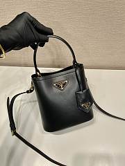Prada Panier Saffiano Bag 1BA373 Black Size 15 x 16 x 9.5 cm - 5