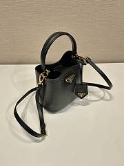 Prada Panier Saffiano Bag 1BA373 Black Size 15 x 16 x 9.5 cm - 2