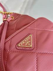 Prada Bucket Bag 1BH038 Pink Size 22.5 x 17.5 x 12 cm - 3