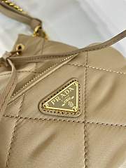 Prada Bucket Bag 1BH038 Beige Size 22.5 x 17.5 x 12 cm - 6