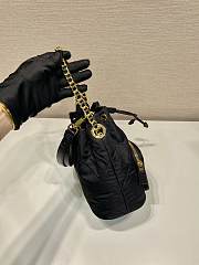 Prada Bucket Bag 1BH038 Black Size 22.5 x 17.5 x 12 cm - 6