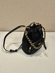 Prada Bucket Bag 1BH038 Black Size 22.5 x 17.5 x 12 cm - 3
