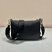 Prada Nylon Chain Link Shoulder Bag Black Size 23 x 16 x 5.5 cm - 6