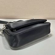 Prada Nylon Chain Link Shoulder Bag Black Size 23 x 16 x 5.5 cm - 5
