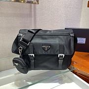 Prada Messenger Bag 1BD671 Black Size 30 x 25 x 12 cm - 1
