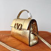 Valentino Garavani Vsling Snake Print Bag Gold Size 22 x 16 x 9 cm - 5