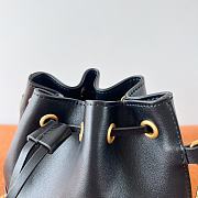 Valentino Mini Sheepskin Bucket Bag Black Size 20 x 17 x 8 cm - 6