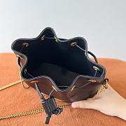 Valentino Mini Sheepskin Bucket Bag Black Size 20 x 17 x 8 cm - 5