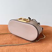 Valentino Mini Sheepskin Bucket Bag Nude Pink Size 20 x 17 x 8 cm - 4