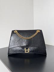 Balenciaga Crush Crinkled Black Bag Size 31 x 19.8 x 6.9 cm - 1