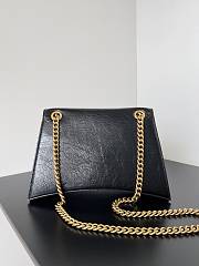 Balenciaga Crush Crinkled Black Bag Size 31 x 19.8 x 6.9 cm - 5