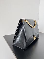 Balenciaga Crush Crinkled Black Bag Size 31 x 19.8 x 6.9 cm - 4