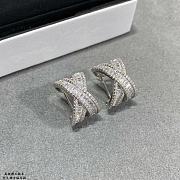 Chanel Cross Baguette Diamond Earrings - 3