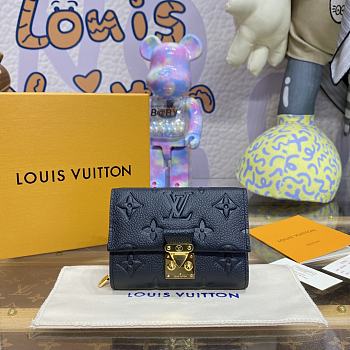 Louis Vuitton LV Métis Wallet M80880 Black Size 11.5 x 8.5 x 4 cm
