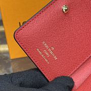 Louis Vuitton LV M81461 Red Damier Wallet Size 11.5 x 8.5 x 2.2 cm - 2