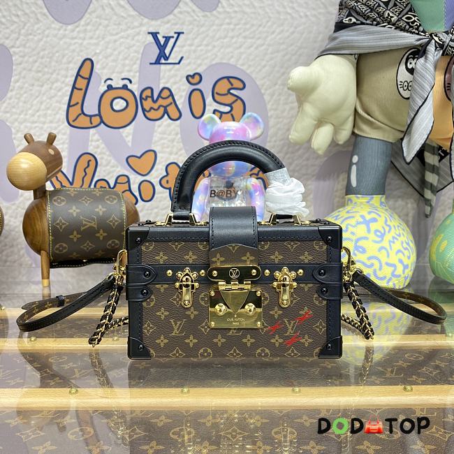 Louis Vuitton LV Petite Malle Capitale Monogram Canvas Bag Size 20 x 12.5 x 6 cm - 1