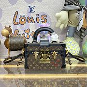 Louis Vuitton LV Petite Malle Capitale Monogram Canvas Bag Size 20 x 12.5 x 6 cm - 1