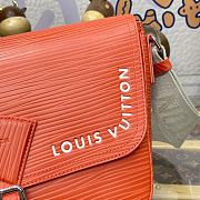 Louis Vuitton LV Montsouris Messenger Bag M23097 Orange Size 34 x 19 x 11 cm - 5