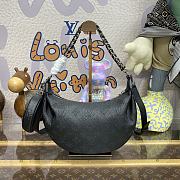 Louis Vuitton LV Baia PM Mahina Leather M22819 Black Size 26 x 17 x 7.5 cm - 1