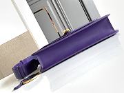 BVL Serpenti East-West Maxi Chain Shoulder Bag Purple Size 28 x 17 x 6 cm - 6