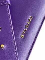 BVL Serpenti East-West Maxi Chain Shoulder Bag Purple Size 28 x 17 x 6 cm - 3