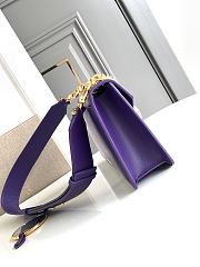 BVL Serpenti East-West Maxi Chain Shoulder Bag Purple Size 28 x 17 x 6 cm - 2