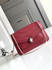BVL Serpenti Forever Red Bag Size 25 x 17 x 8 cm - 1