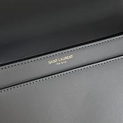 YSL Medium Solferino Grey Gold Hardware Size 23 x 16 x 6 cm - 5