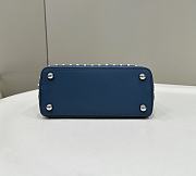 Fendi Iconic Peekaboo Small Handbag Blue Size 24 x 10.5 x 18.5 cm - 5
