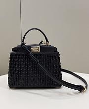 Fendi Peekaboo ISeeU Small Black Bag Size 24 x 10.5 x 18.5 cm - 1