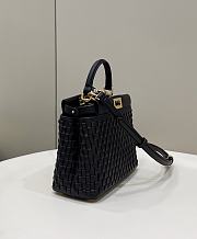 Fendi Peekaboo ISeeU Small Black Bag Size 24 x 10.5 x 18.5 cm - 3