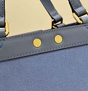 Fendi Peekaboo Tote Bag Blue Size 41 × 11 × 27 cm - 5