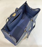 Fendi Peekaboo Tote Bag Blue Size 41 × 11 × 27 cm - 6