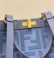 Fendi Peekaboo Tote Bag Blue Size 41 × 11 × 27 cm - 3
