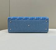 Fendi Peekaboo Tote Bag Blue 01 Size 41 × 11 × 27 cm - 6
