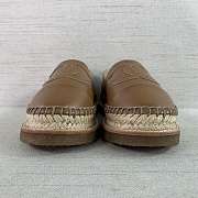 Chanel Leather Espadrilles Brown - 5