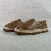 Chanel Leather Espadrilles Brown - 2