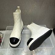Chanel Boots White 01 - 5