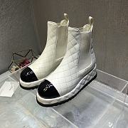 Chanel Boots White 01 - 3