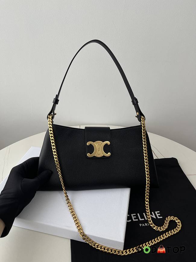 Celine Medium Wiltern Bag In Smooth Calfskin Black Size 31 × 15 × 2 cm - 1
