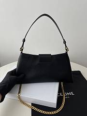 Celine Medium Wiltern Bag In Smooth Calfskin Black Size 31 × 15 × 2 cm - 6