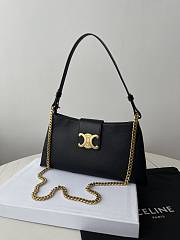 Celine Medium Wiltern Bag In Smooth Calfskin Black Size 31 × 15 × 2 cm - 3