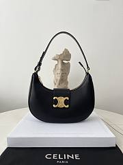 Celine Ava Triomphe Black Bag Size 23 × 13.5 × 6 cm - 1