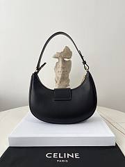 Celine Ava Triomphe Black Bag Size 23 × 13.5 × 6 cm - 2