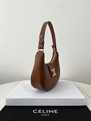 Celine Ava Triomphe Brown Bag Size 23 × 13.5 × 6 cm - 3