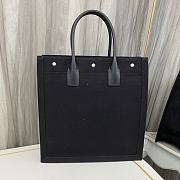 Ysl Vertical Tote Bag Black Size 38 × 39 × 17 cm - 2